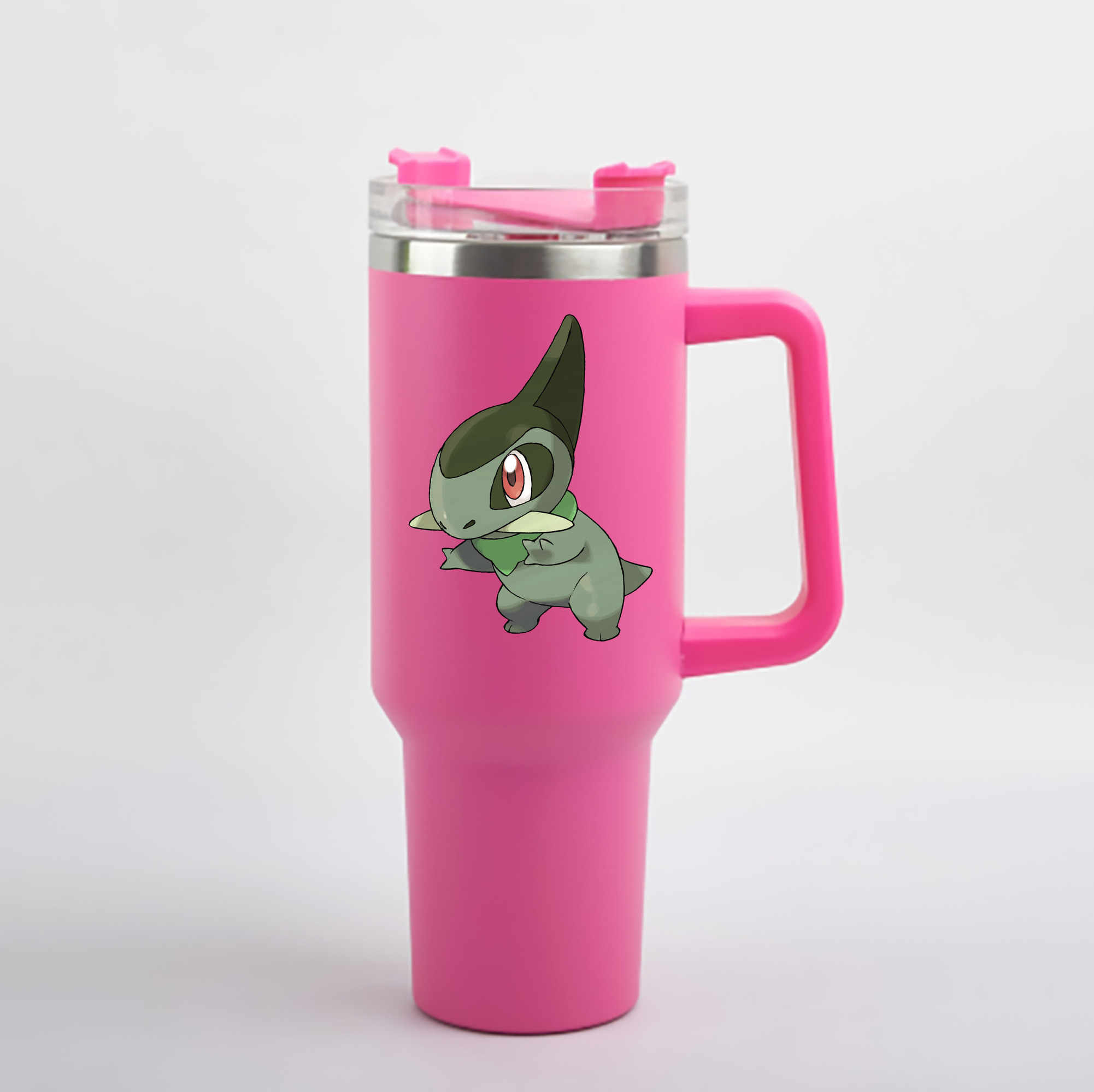 （画像用） ポケットモンスター Pokémon 1200mL車用タンブラー - クリスタルステッカー（プラスチックストロー付き）